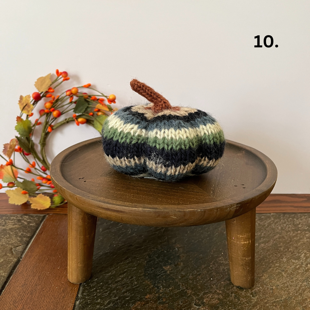 Spices & Stripes Wool Pumpkin