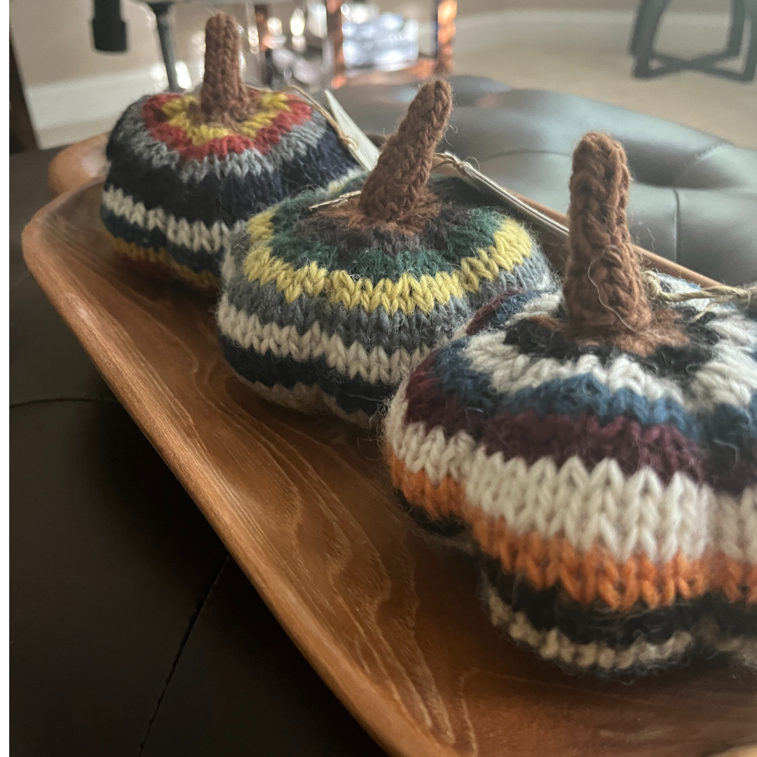 Spices & Stripes Wool Pumpkin