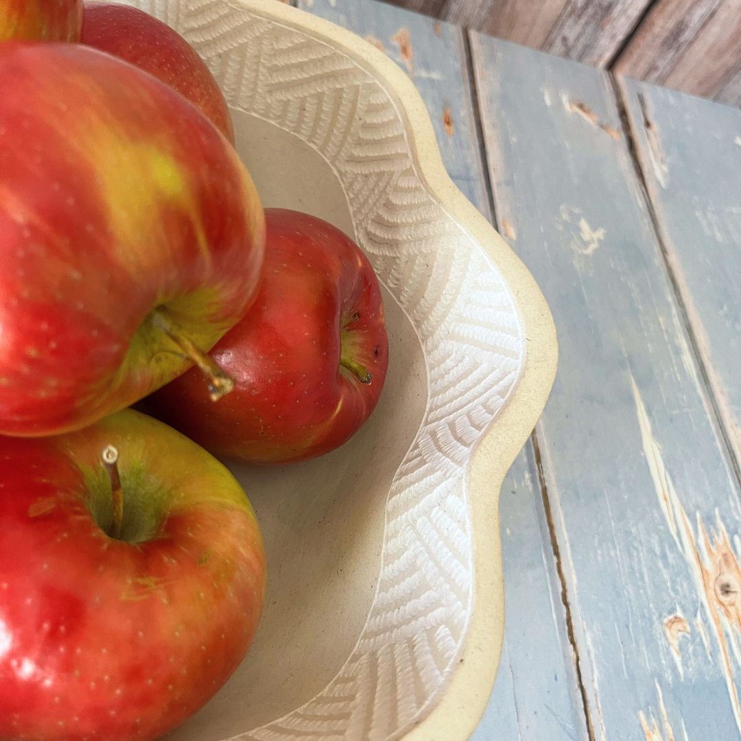 Decorative Carved Soapstone Bowl