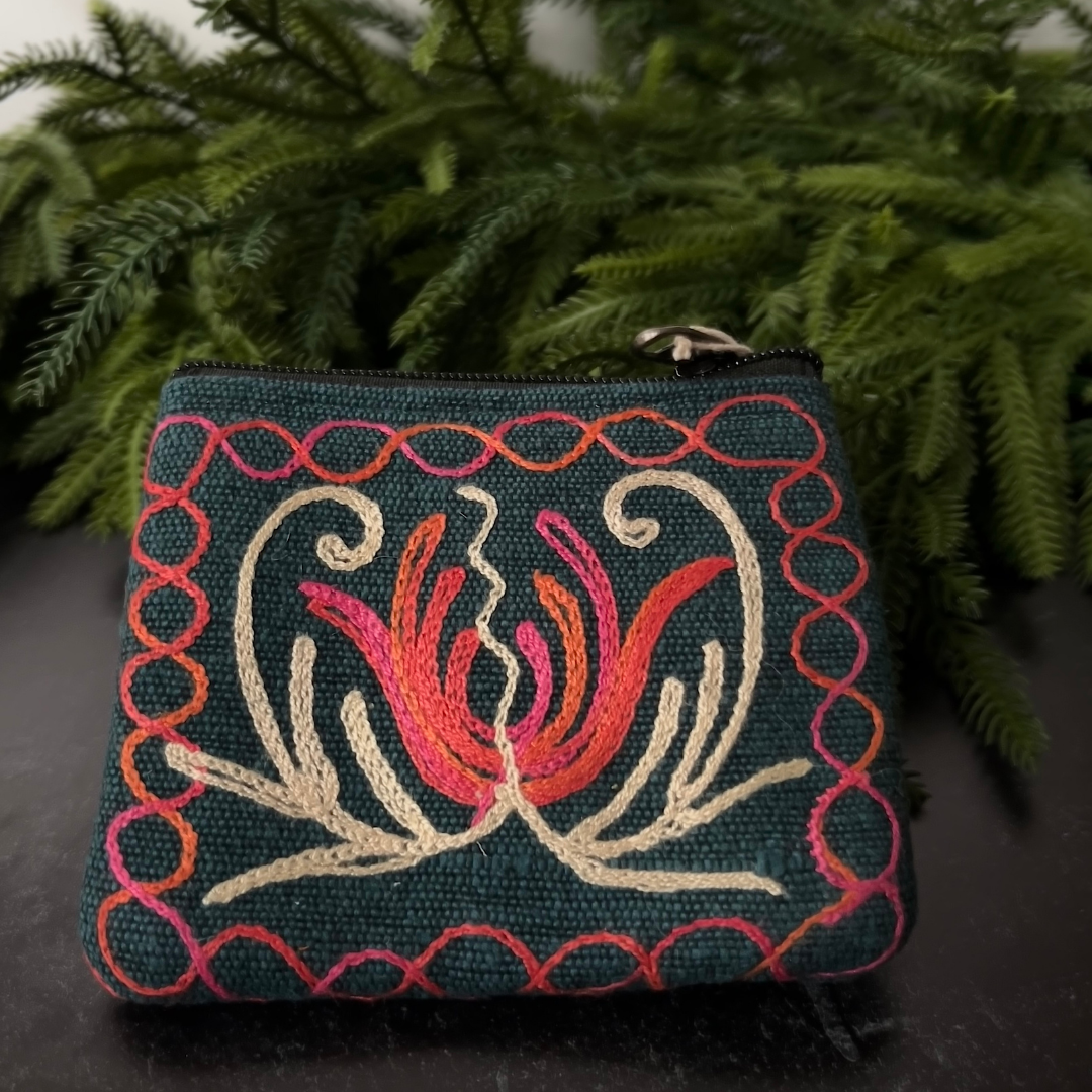 Embroidered Coin Purse (6 options)
