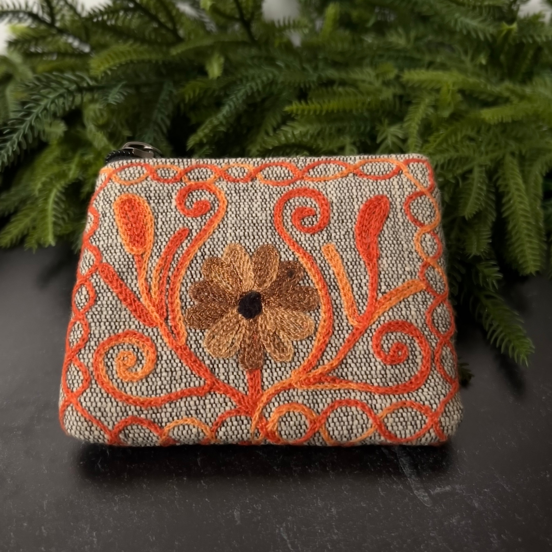 Embroidered Coin Purse (6 options)