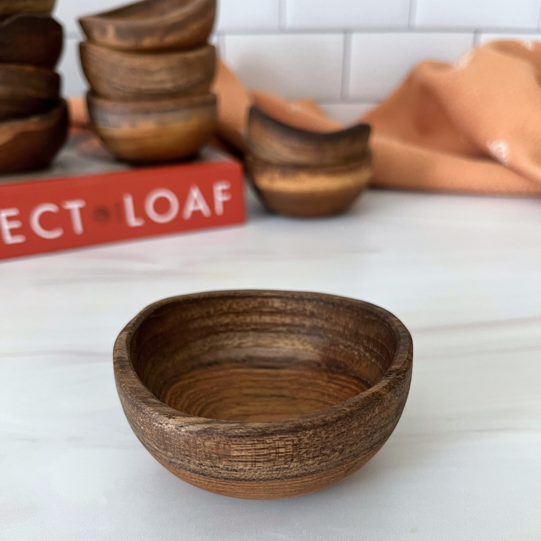 Mise en Place - Teak Prep Bowls