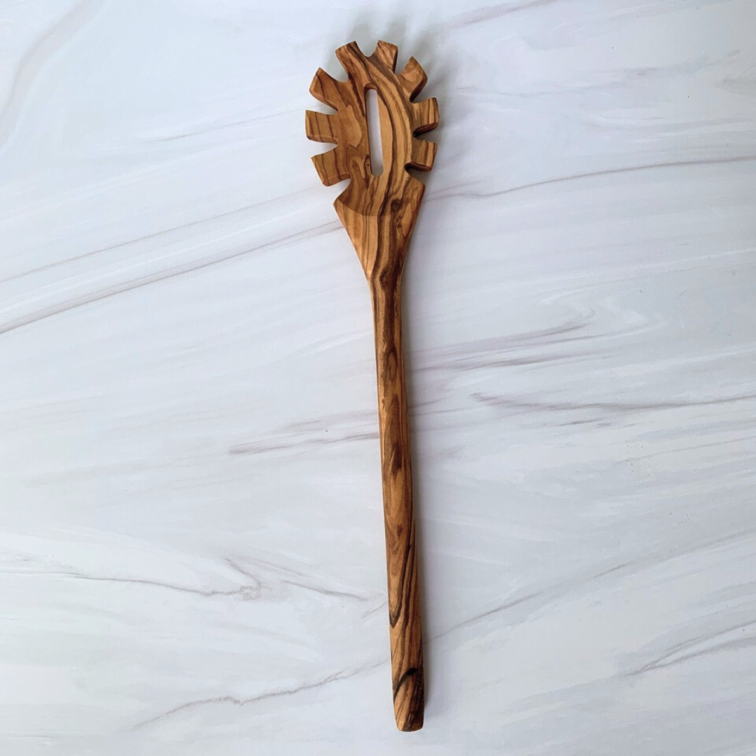 Olive Wood Spaghetti Spoon