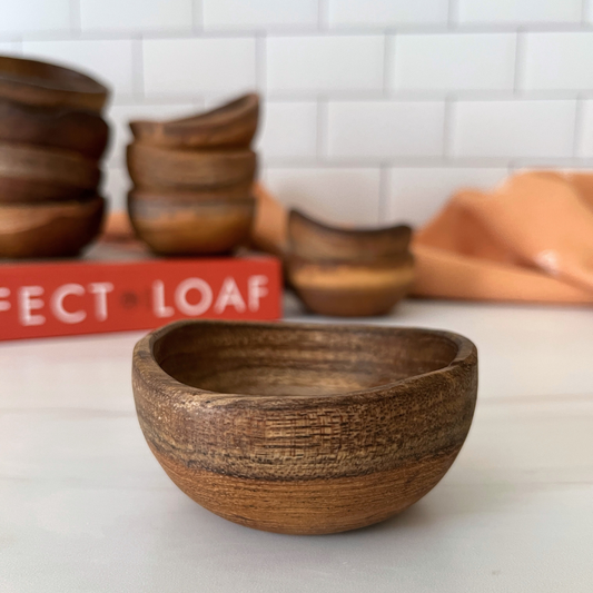 Mise en Place - Teak Prep Bowls