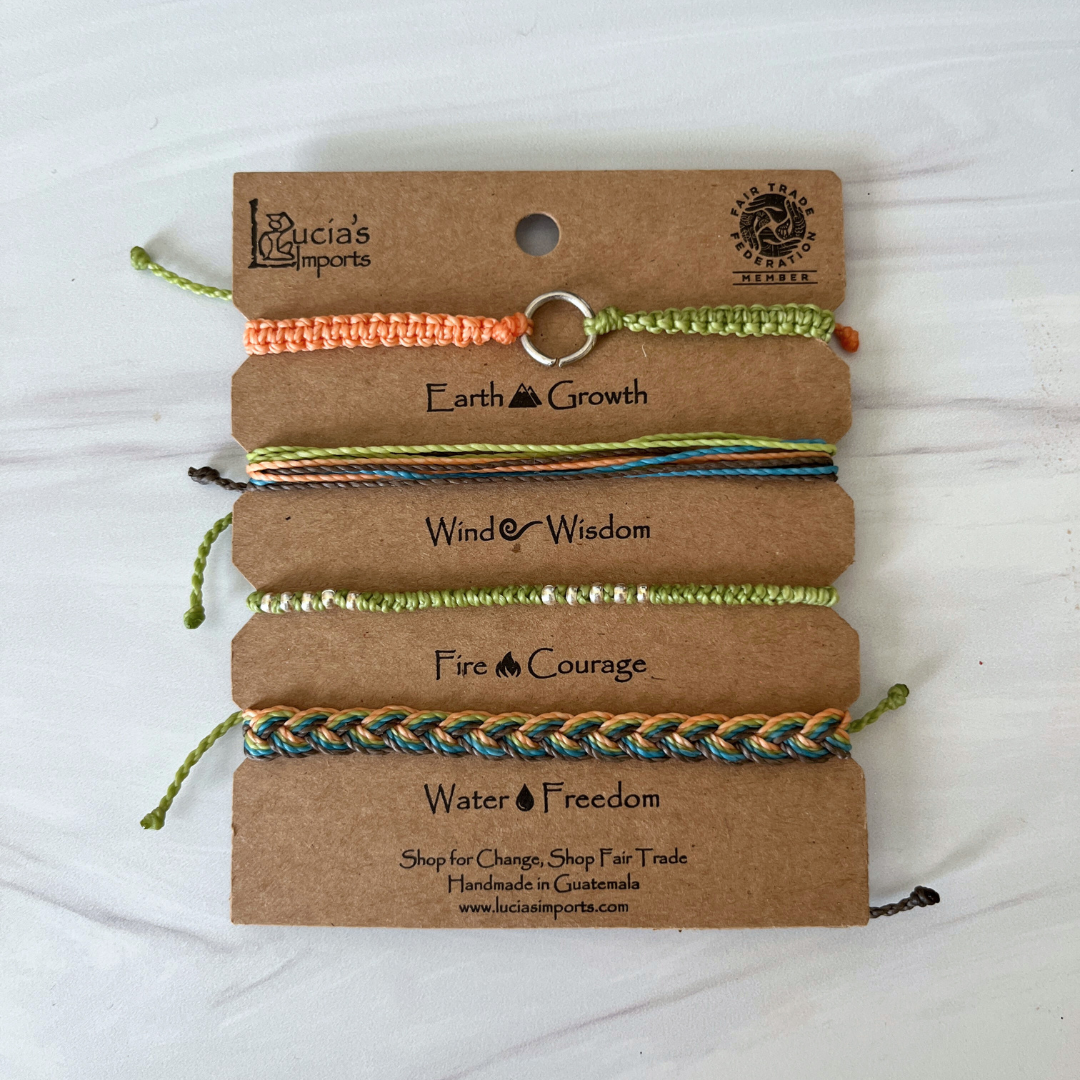 Elements Cord Bracelet Sets (5 options)