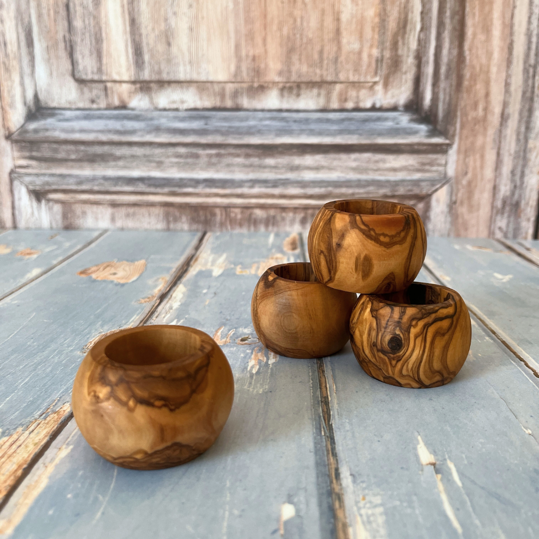 Olive Wood Napkin Ring