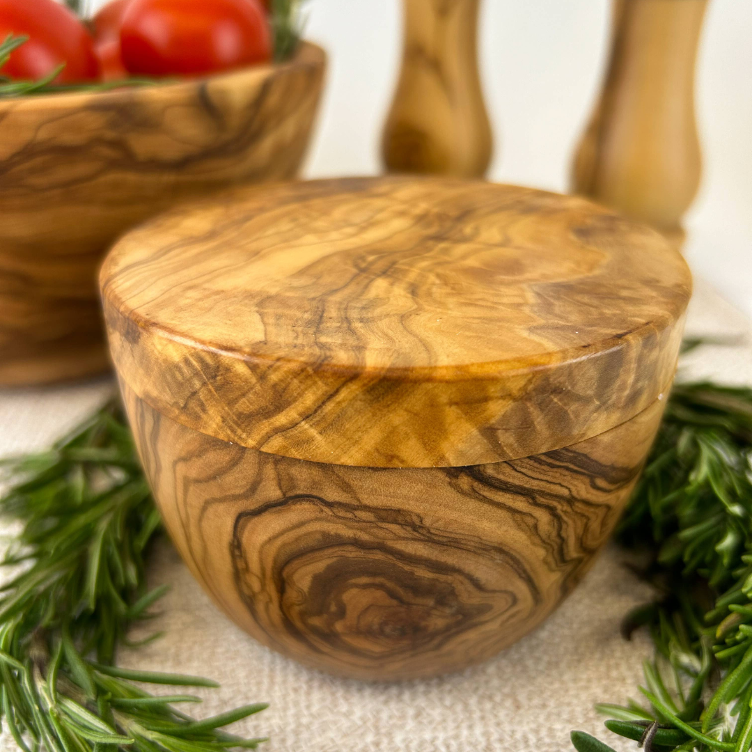 Olive Wood Salt Cellar