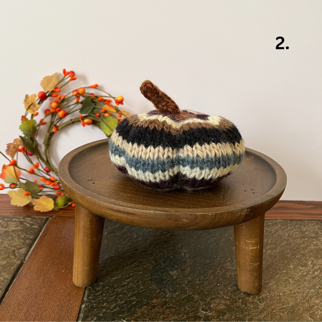 Spices & Stripes Wool Pumpkin