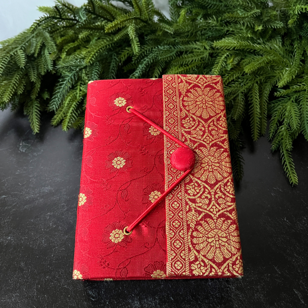 Handmade Sari Fabric Journal Notebooks (3 options)