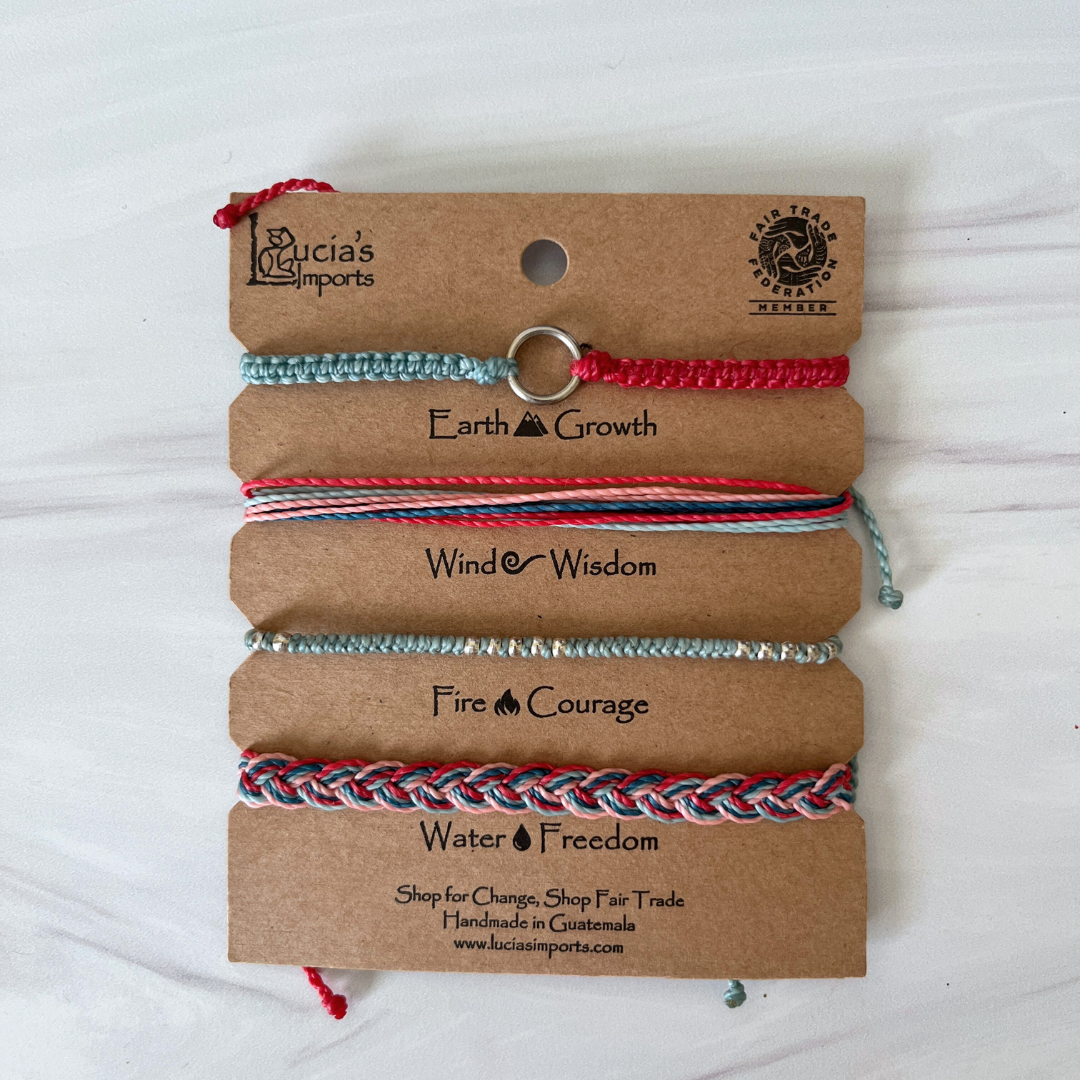 Elements Cord Bracelet Sets (5 options)