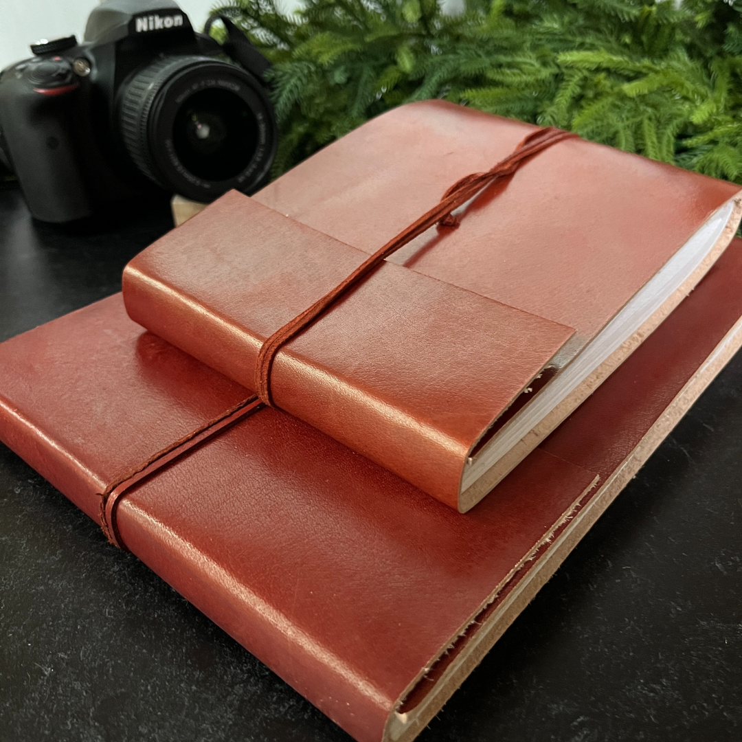 Handmade Distressed Leather Photo Album (2 options)