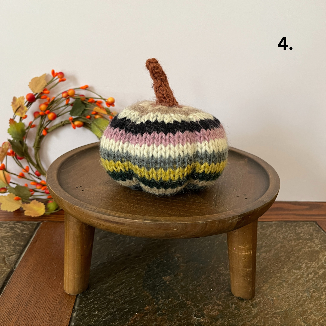 Spices & Stripes Wool Pumpkin