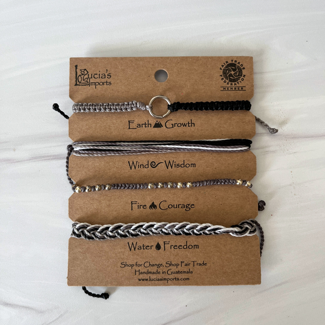 Elements Cord Bracelet Sets (5 options)