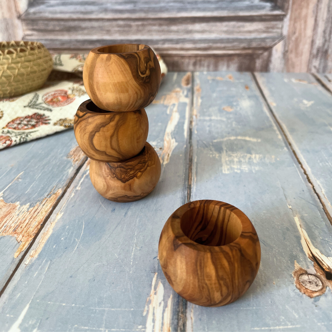 Olive Wood Napkin Ring