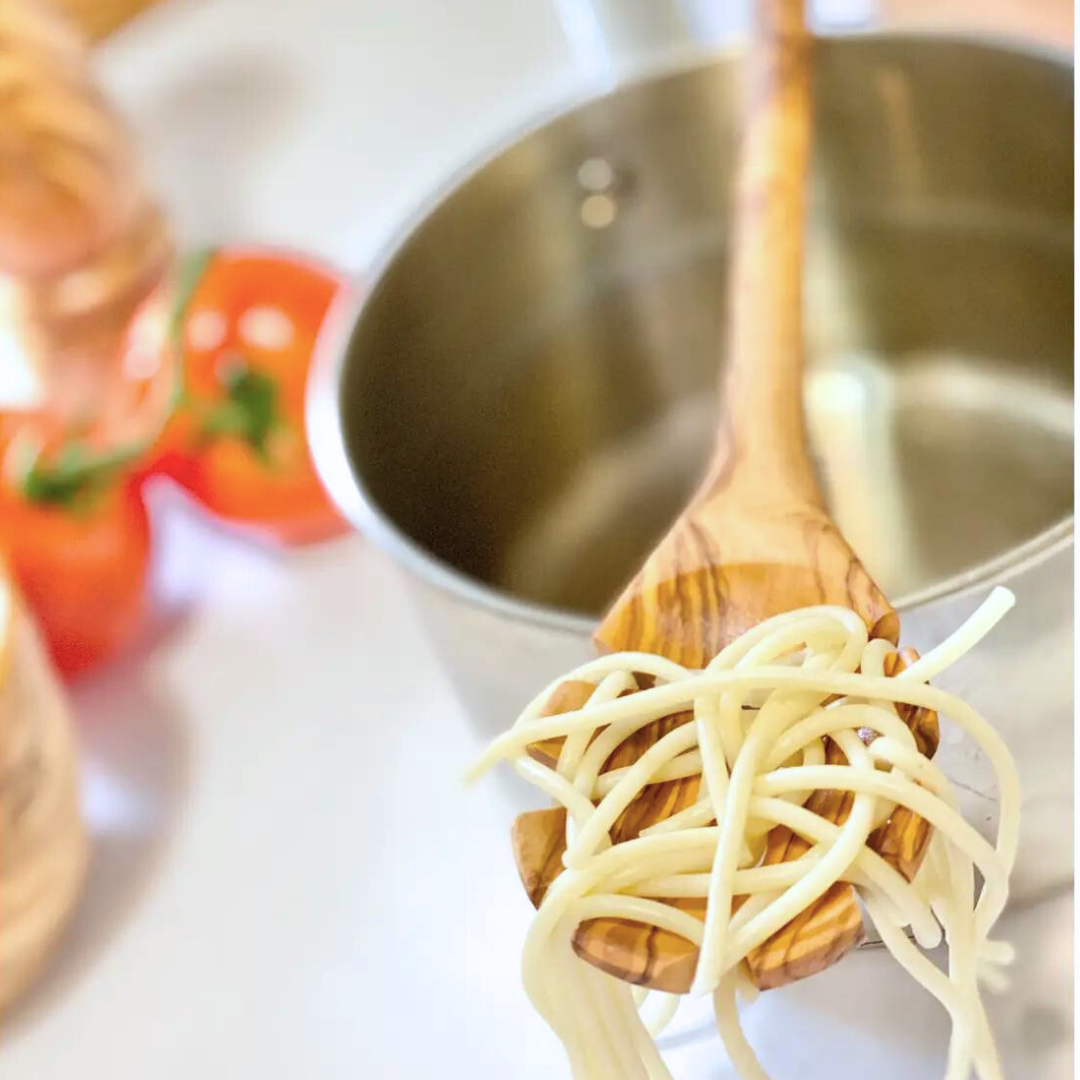 Olive Wood Spaghetti Spoon