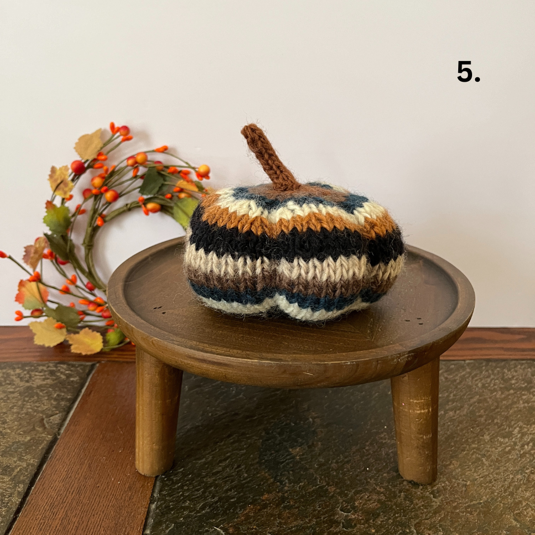 Spices & Stripes Wool Pumpkin