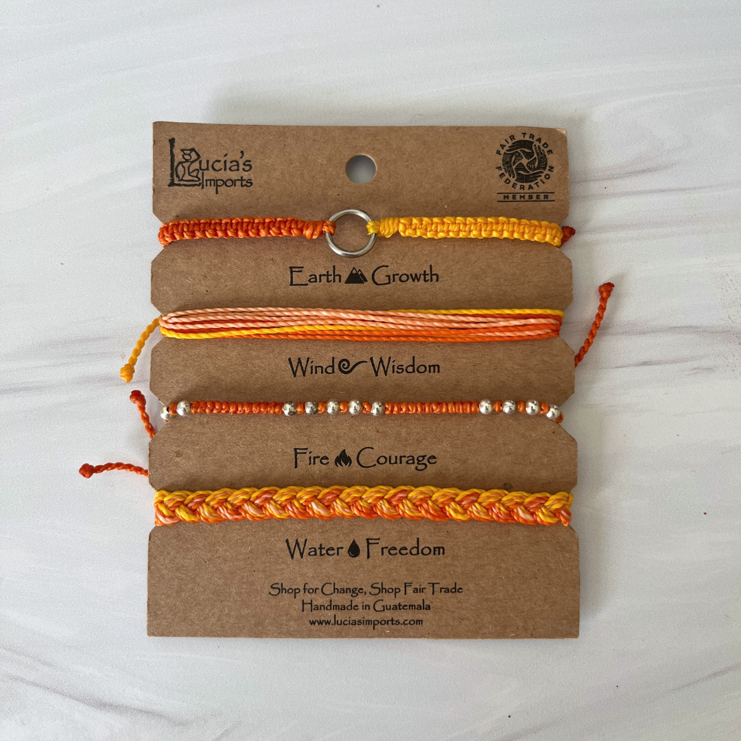 Elements Cord Bracelet Sets (5 options)