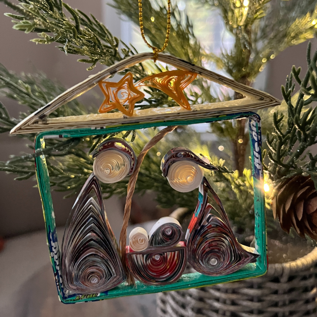 Quilled Nativity Ornament