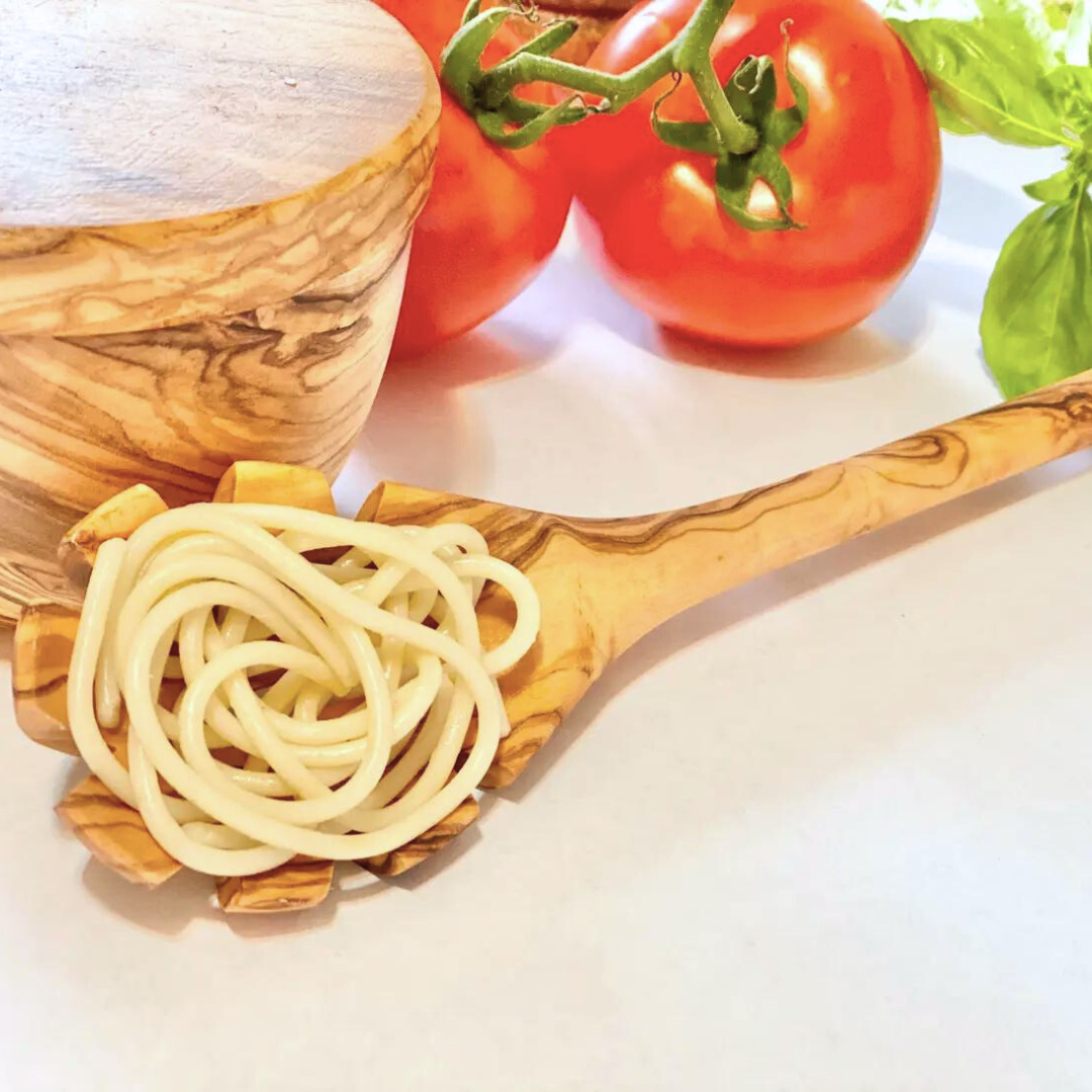 Olive Wood Spaghetti Spoon