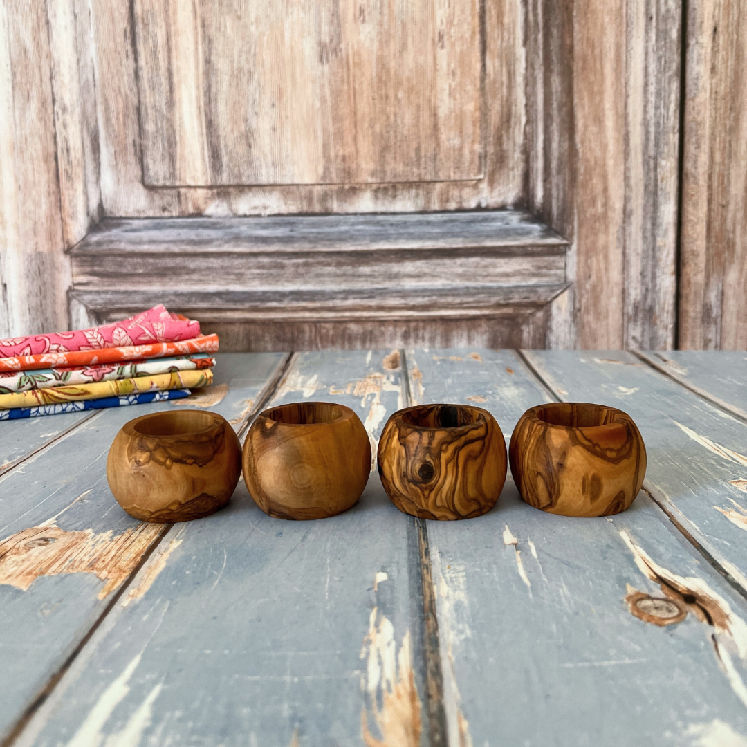 Olive Wood Napkin Ring