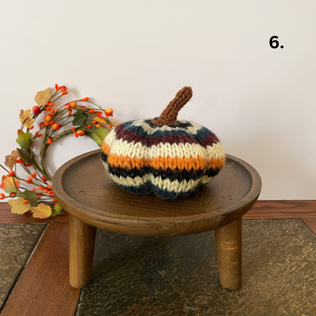 Spices & Stripes Wool Pumpkin