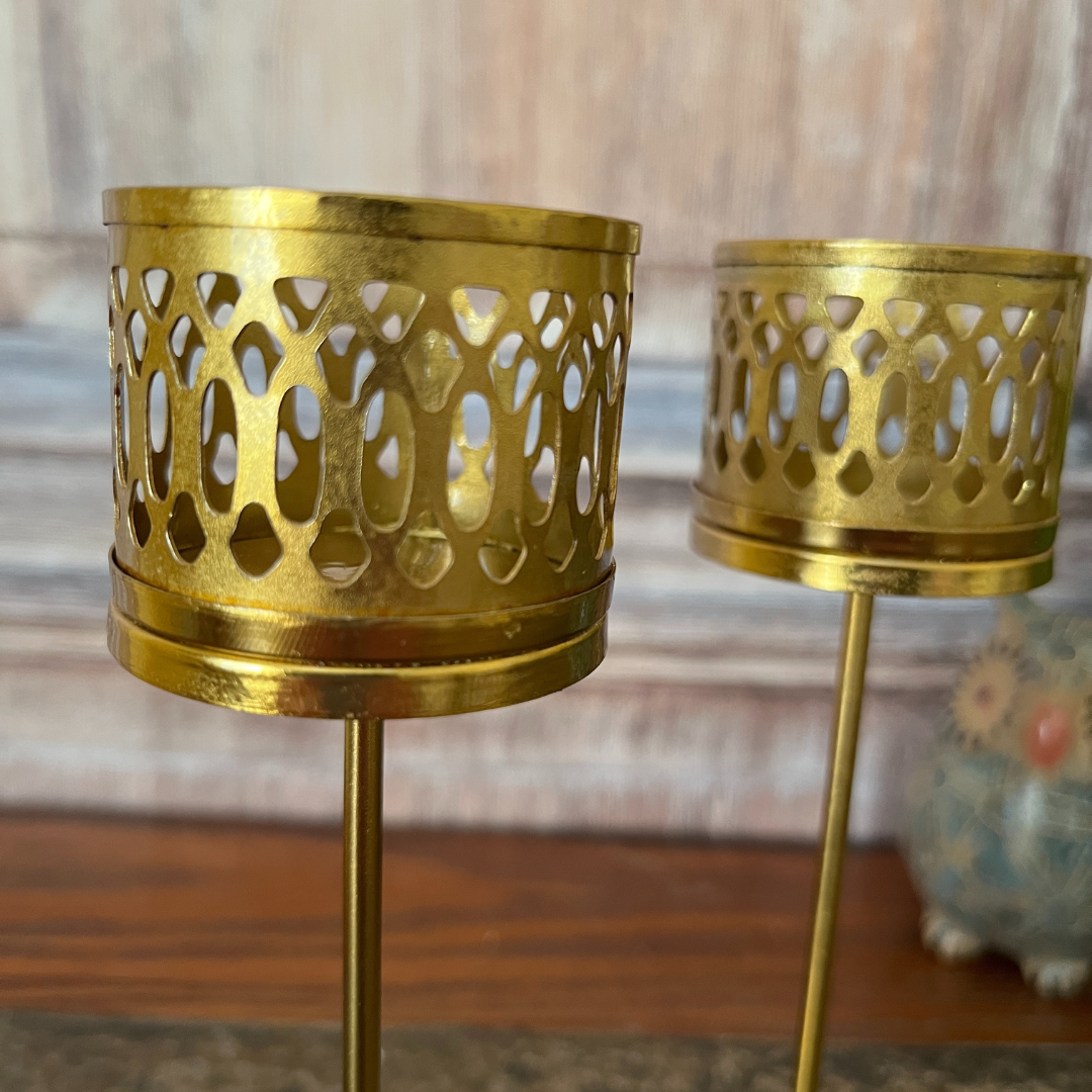 2-in-1 Candleholder - Lattice