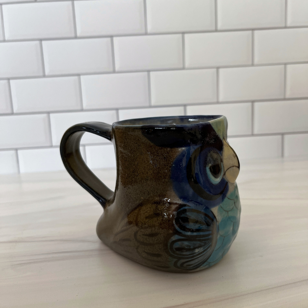 Handcrafted ceramic Owl Mug