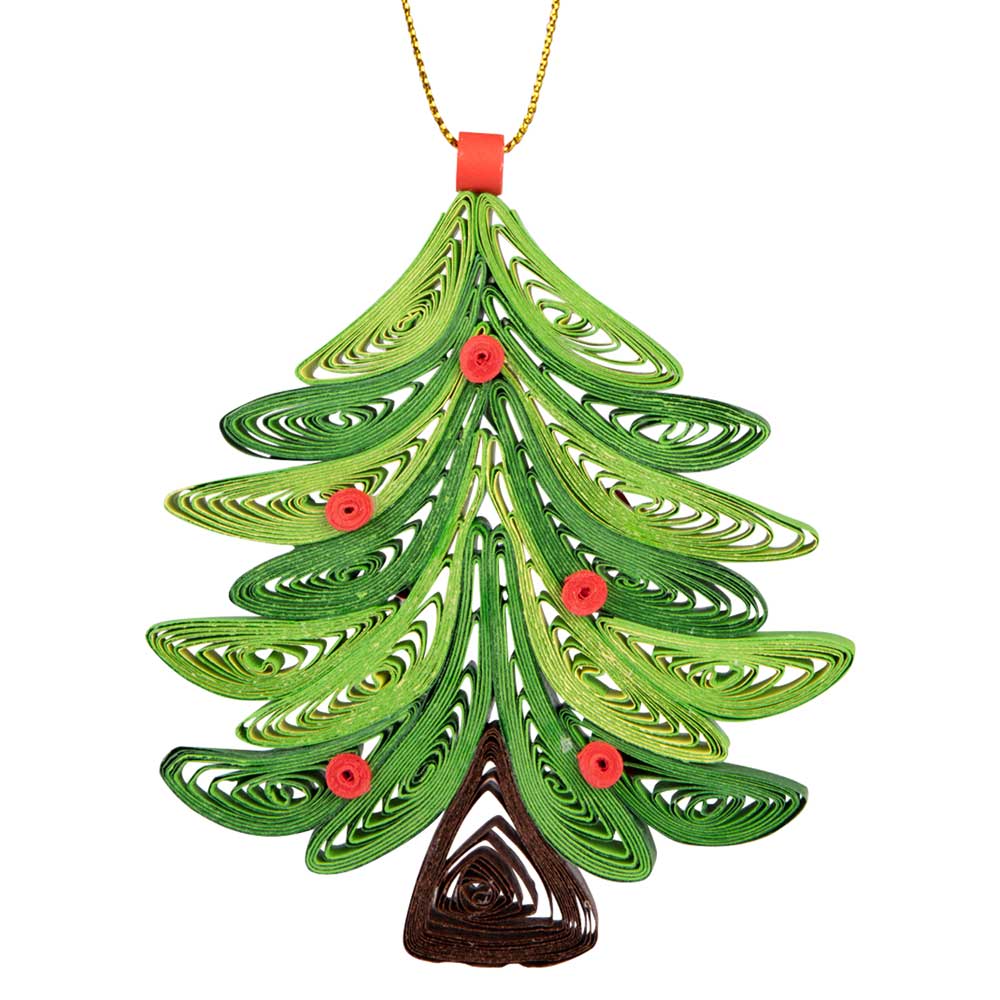 Quilled Tree Ornament