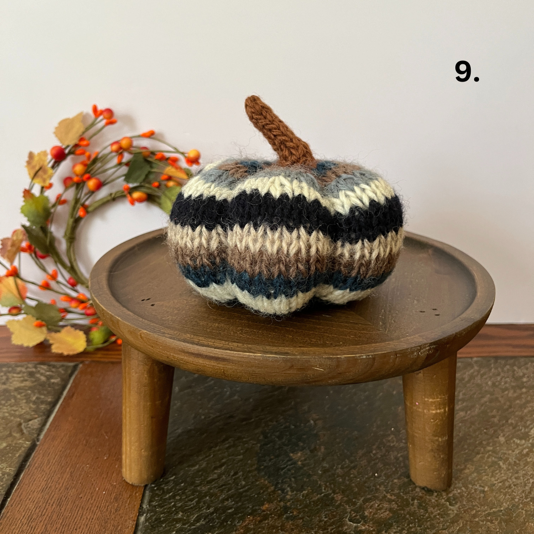 Spices & Stripes Wool Pumpkin