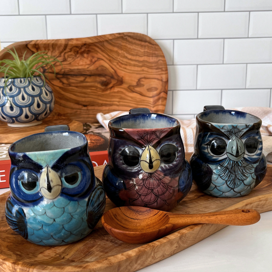 Handcrafted ceramic Owl Mug