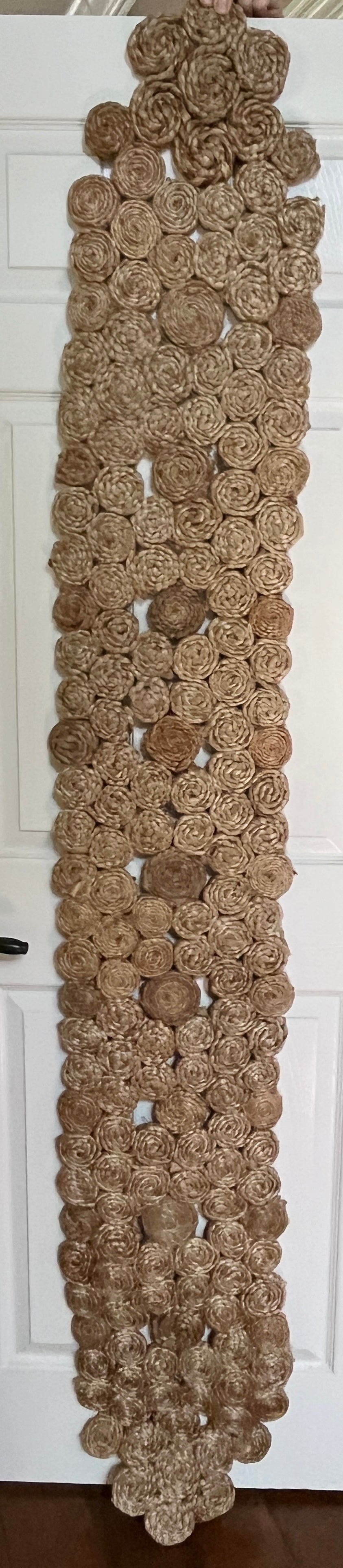 Woven Circles Jute Table Runner