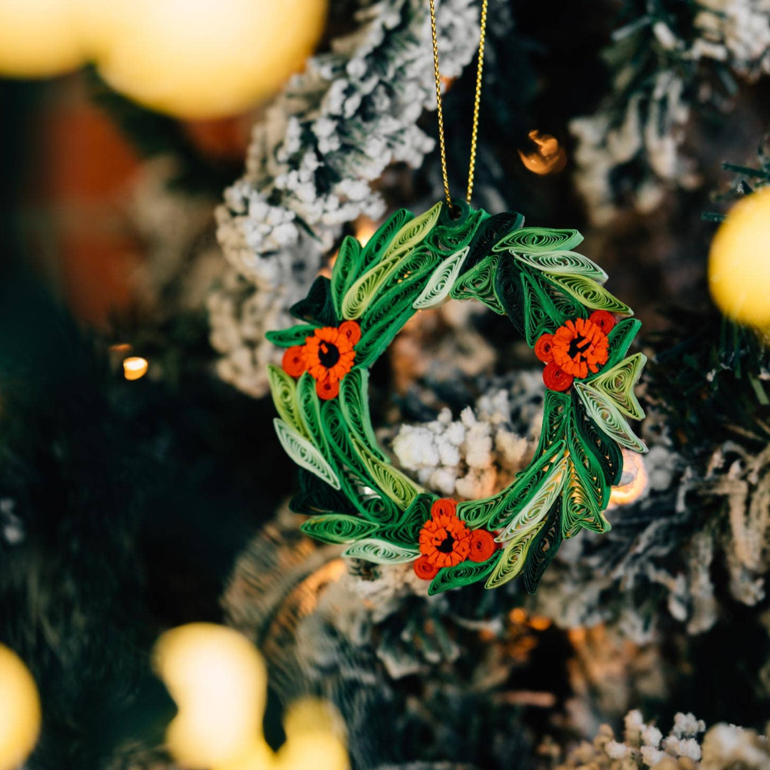 Quilled Wreath Ornament