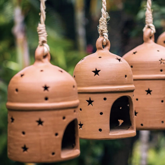 Terracotta Ceramic Lanterns