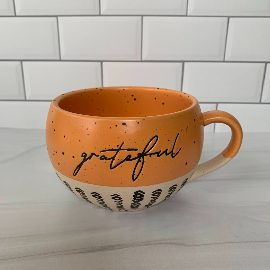 Stoneware Mug - Grateful