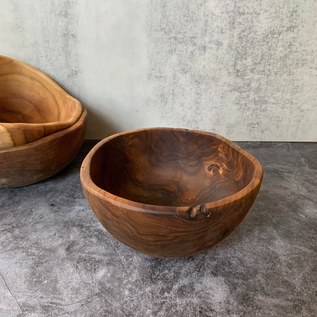 Hand Carved Live Edge Multi-Purpose Bowls