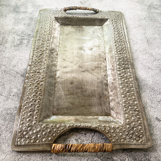 Steel Drum Tray - Fish Scale