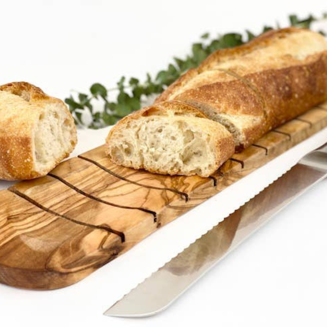 Olive Wood Bread Slicing Board