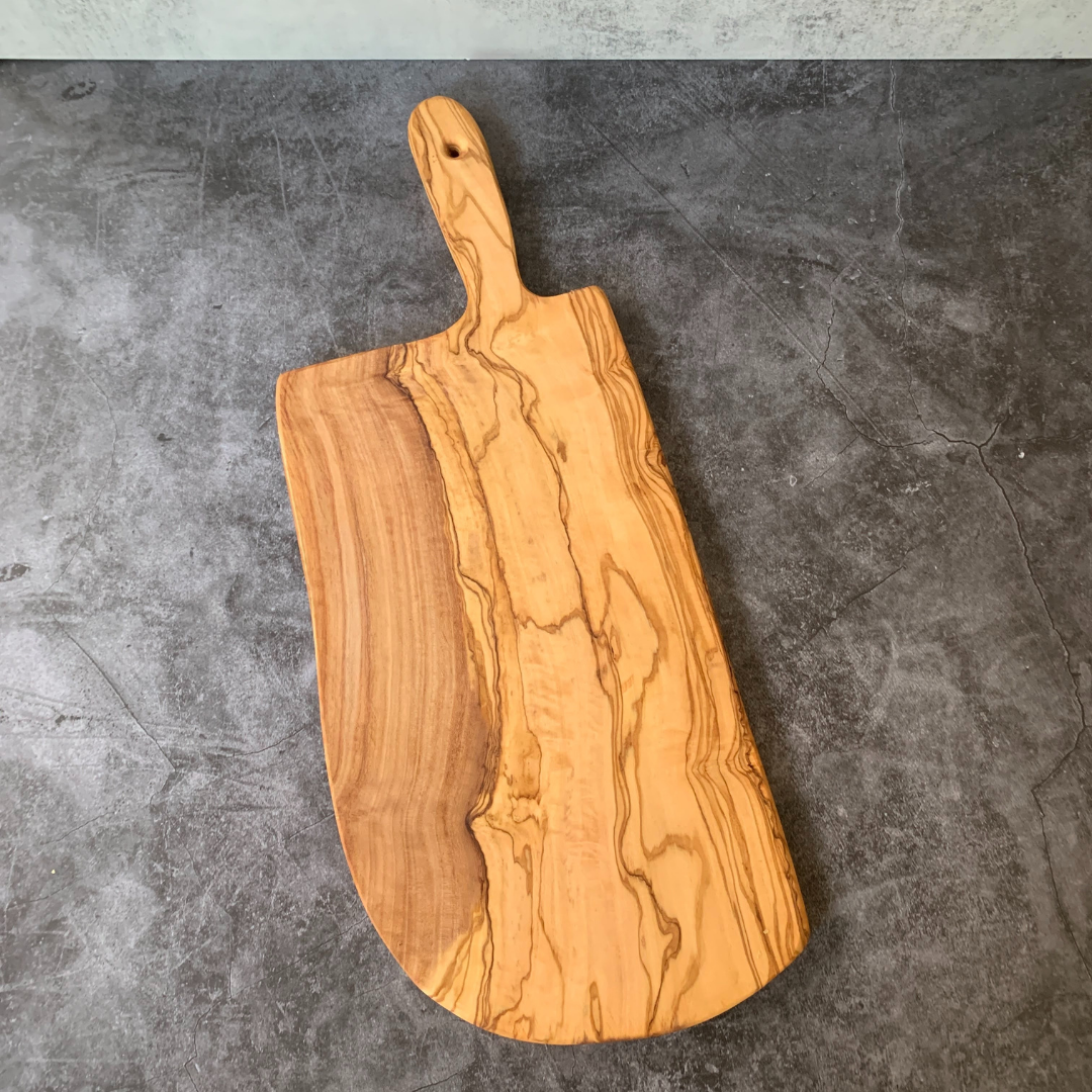 Olive Wood Rustic Cheese Board