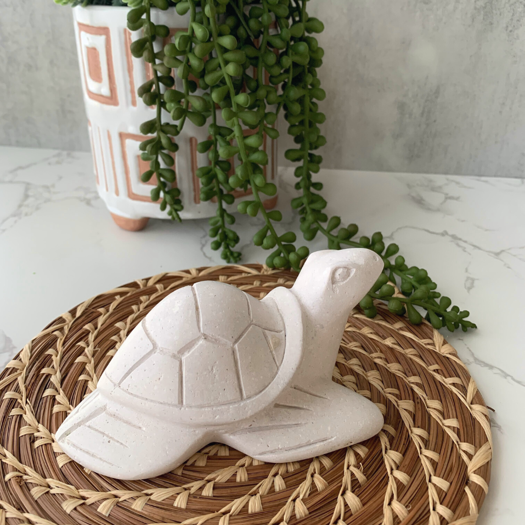 Soapstone Turtle Sculpture