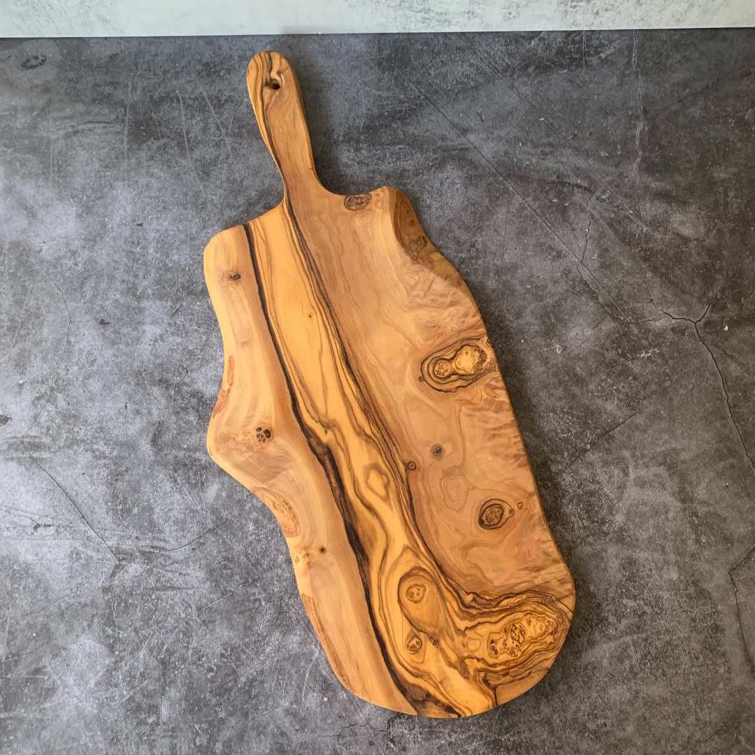 Olive Wood Rustic Cheese Board