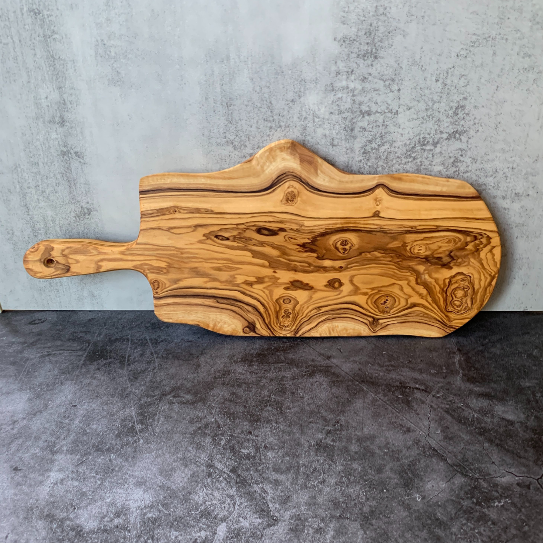 Olive Wood Rustic Cheese Board