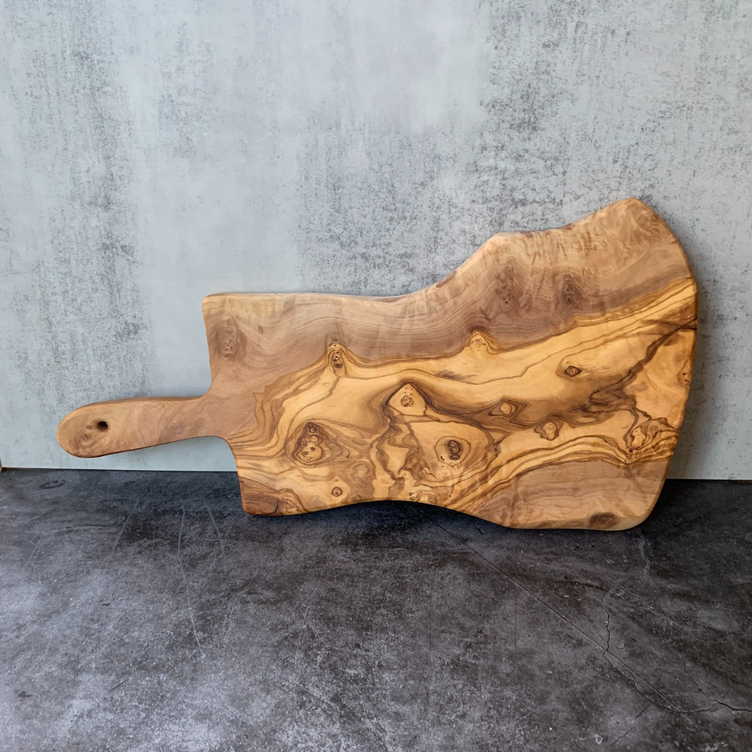 Olive Wood Rustic Cheese Board