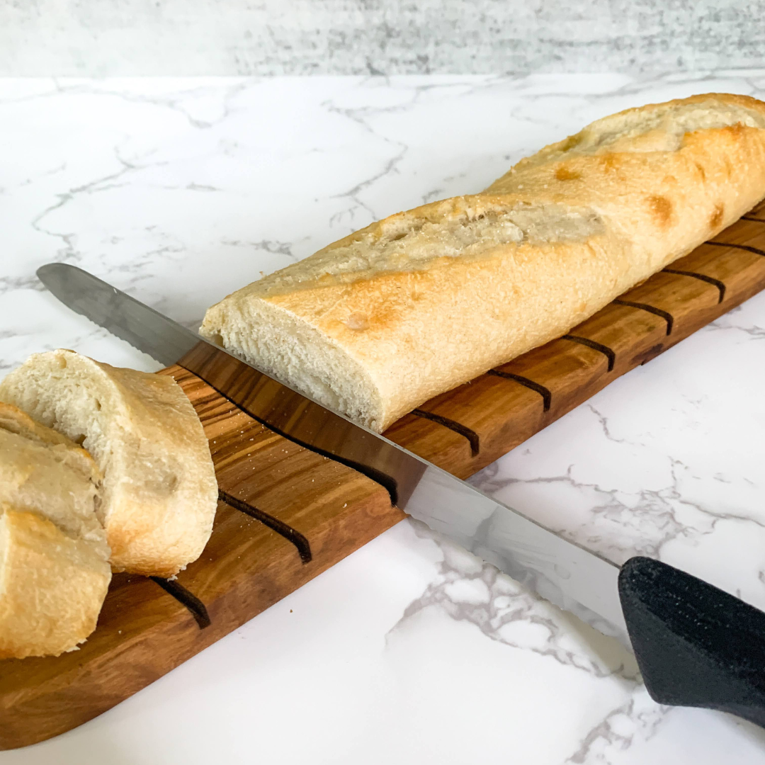 Olive Wood Bread Slicing Board