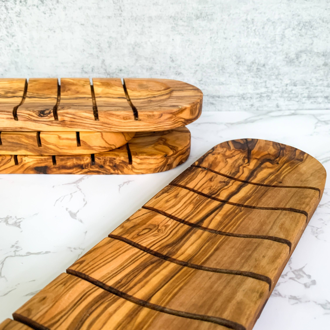 Olive Wood Bread Slicing Board