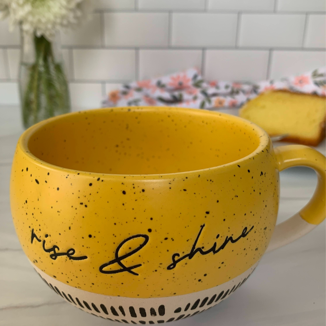 Stoneware Mug - Rise & Shine