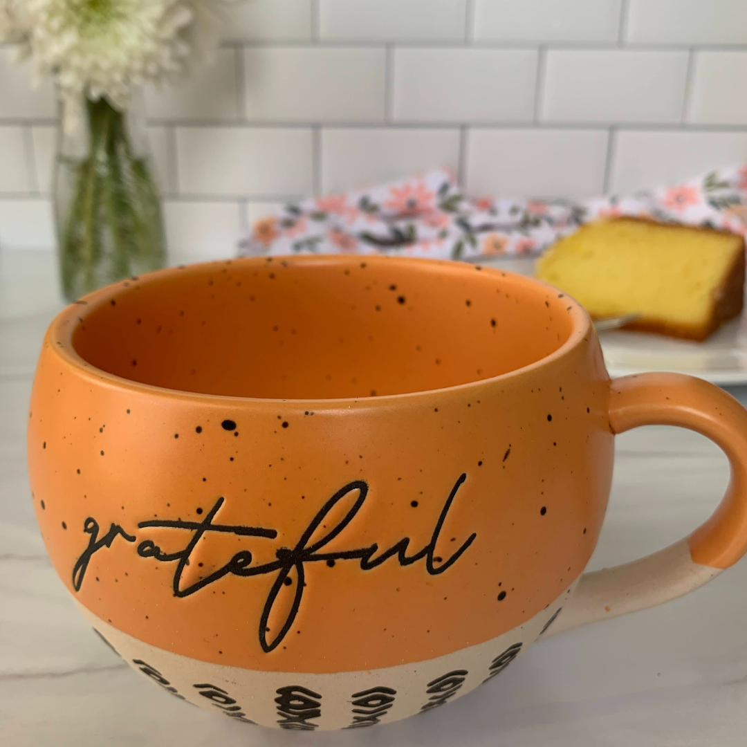 Stoneware Mug - Grateful