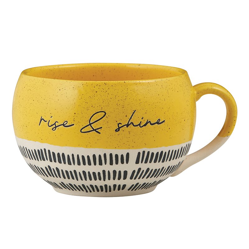 Stoneware Mug - Rise & Shine