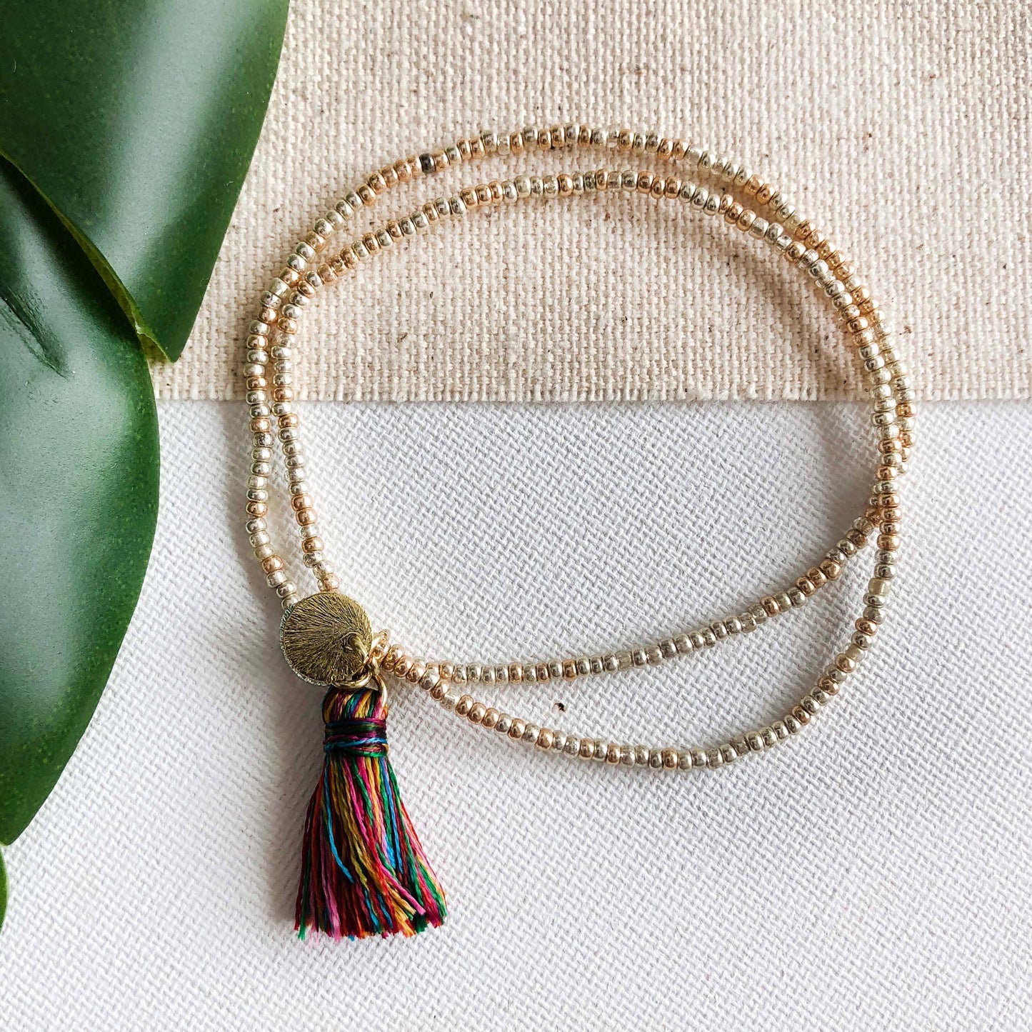 Gold Coast Tassel Bracelet (Multi)